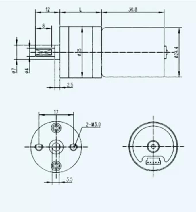 4260 gear motor outline