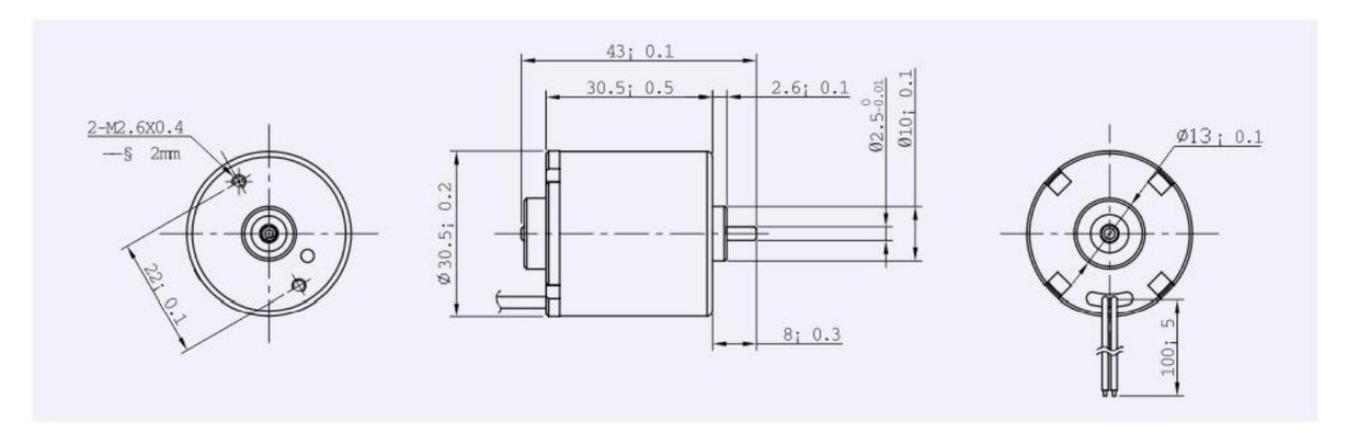 VBL-3035SA Brushless motor design VBL-3035SA Brushless motor design